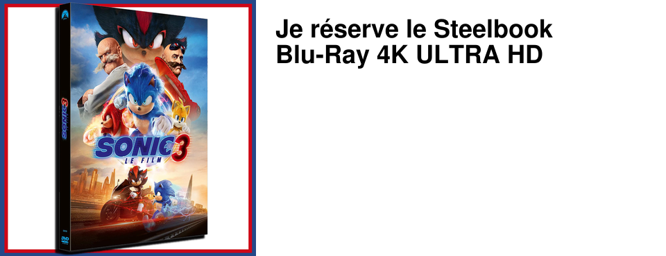 Je r�serve le Steelbook Blu-Ray 4K ULTRA HD