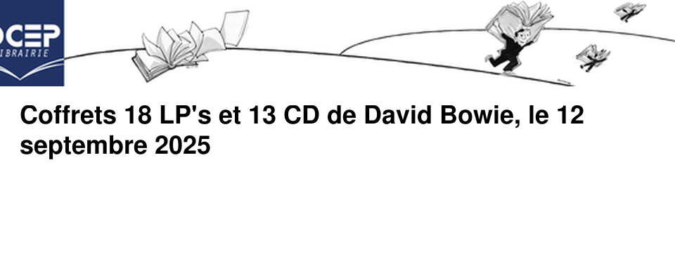 Coffrets 18 LP's et 13 CD de David Bowie, le 12 septembre 2025